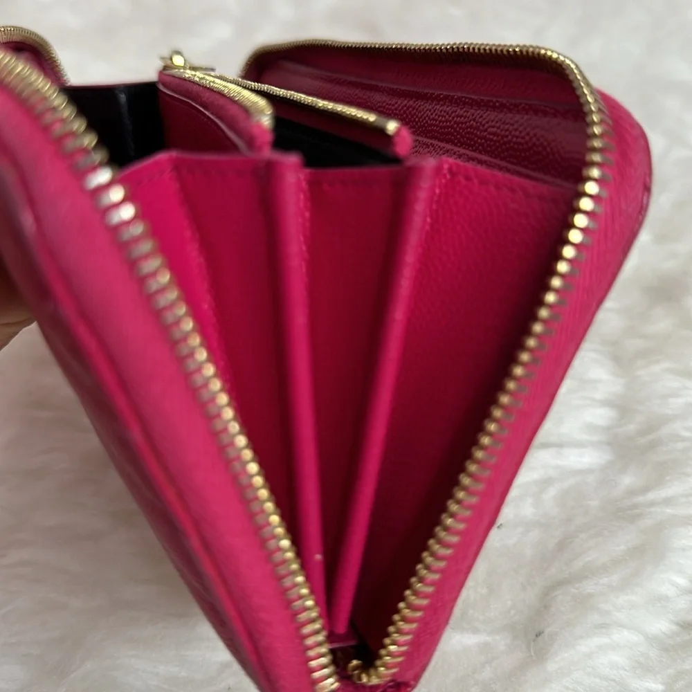 💯Authentic YSL Round Zipped Long Wallet 🍀 - Picture 13 of 16